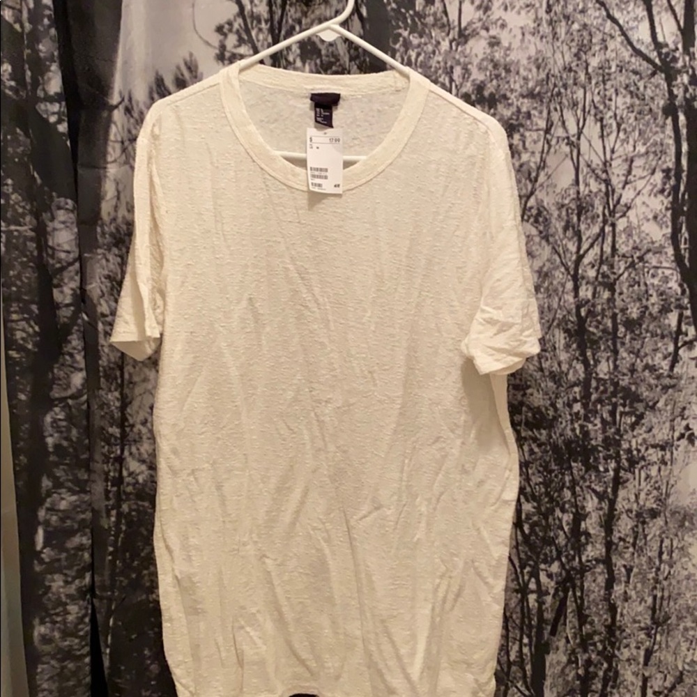 Terry cloth material long t shirt